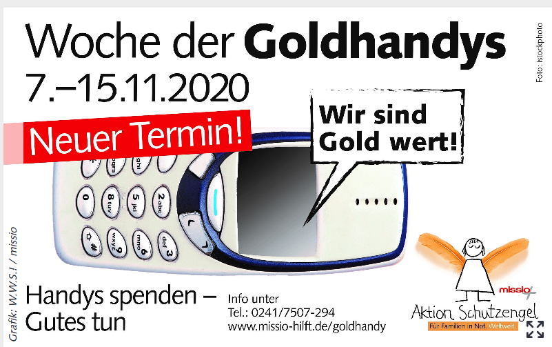 Read more about the article Goldhandys helfen im Kongo