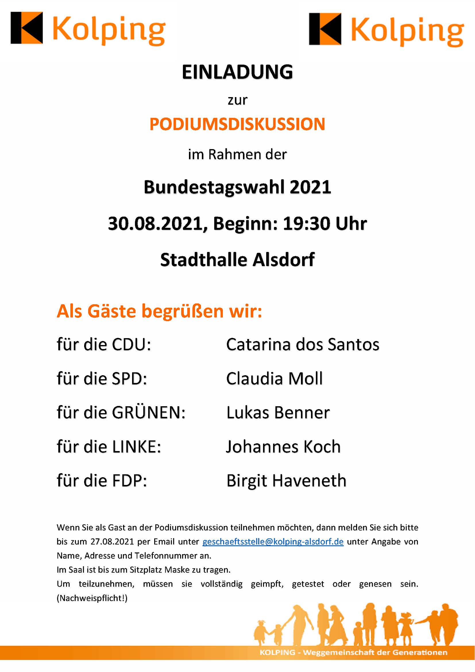 You are currently viewing Podiumsdiskussion zur Bundestagswahl ´21 in Alsdorf