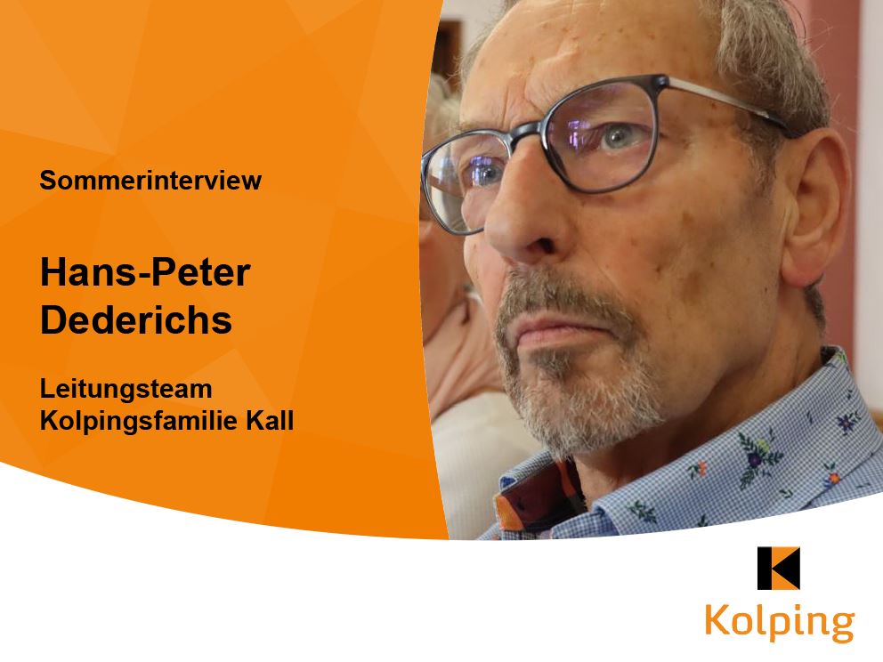 Mehr über den Artikel erfahren Hans-Peter Dederichs im Gespräch