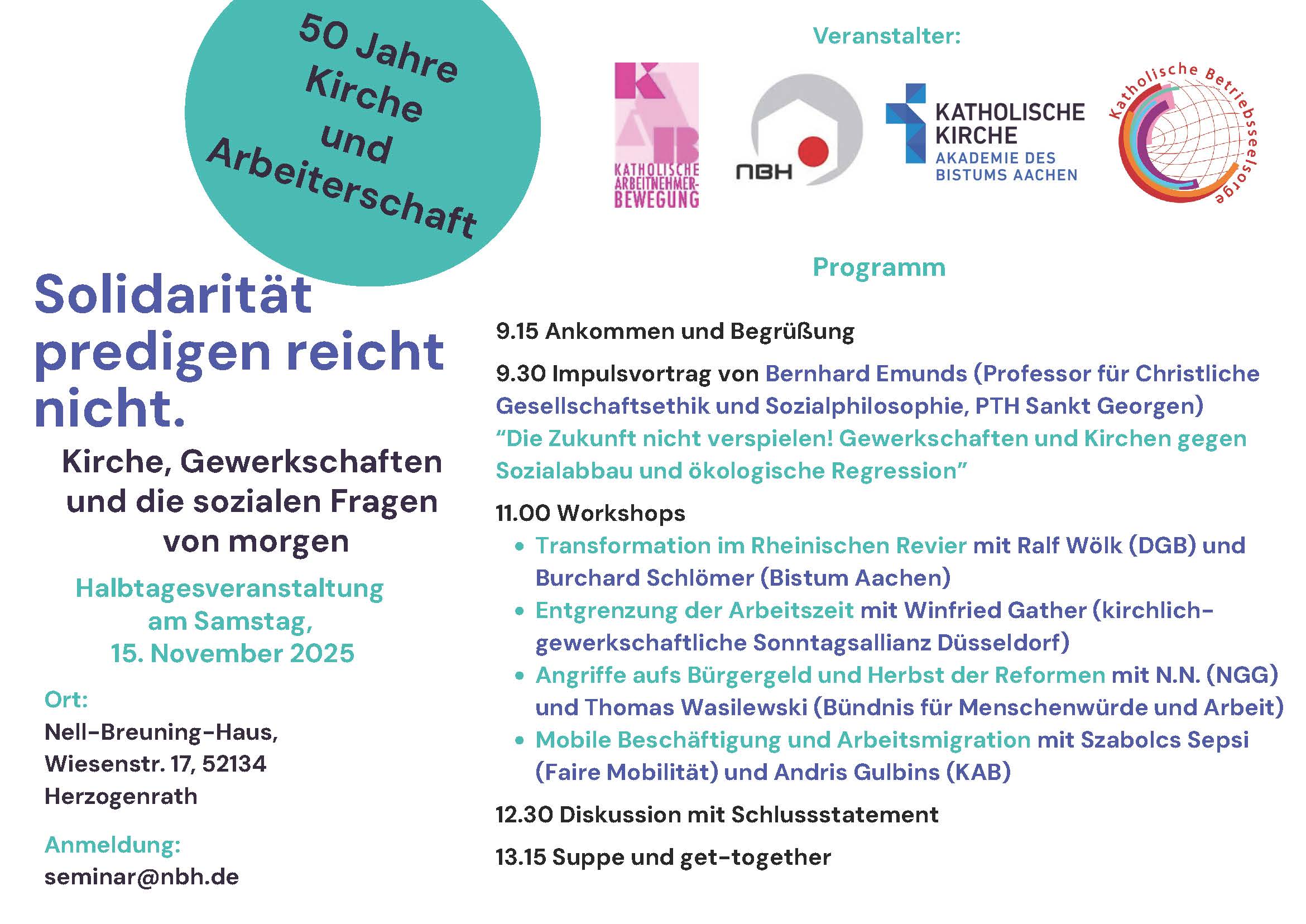 Mehr über den Artikel erfahren Solidarität predigen reicht nicht