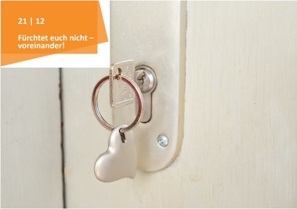 Mehr über den Artikel erfahren Fürchtet euch nicht – voreinander!