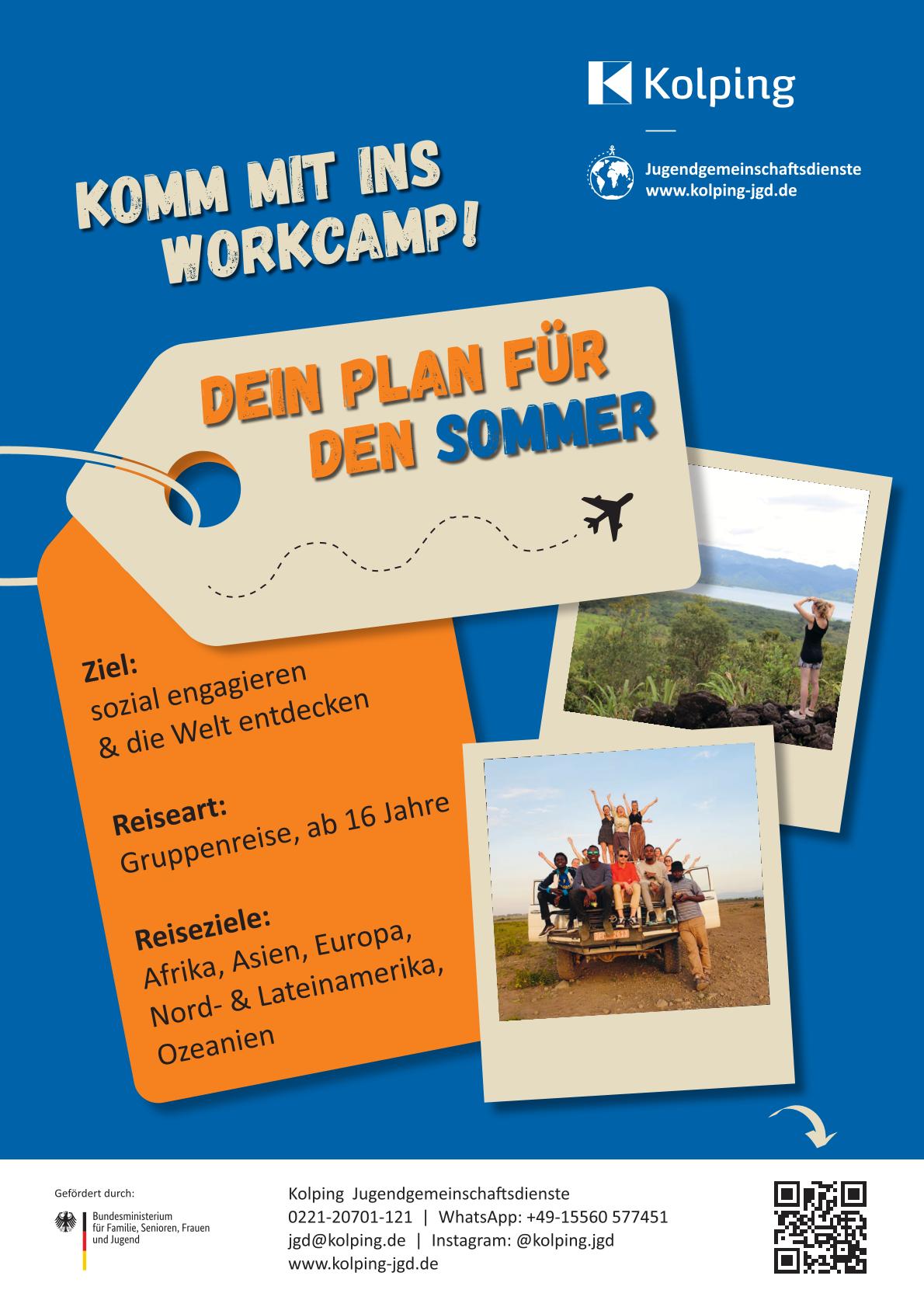 Mehr über den Artikel erfahren Komm mit ins Workcamp Sommer 2026
